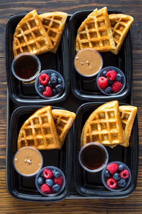 Meal Prep Protein Waffles Gimme Delicious