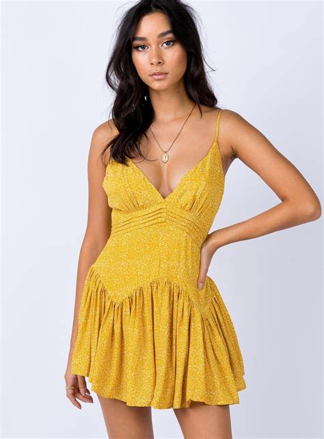 Shop For Yellow Dresses Fashion Online Yellowdresswedding Mini