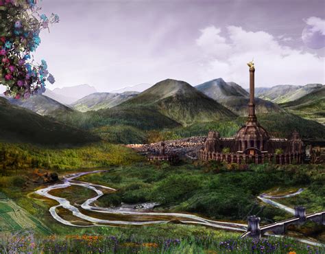 Katarina Tesmer Fantasy World Matte Painting