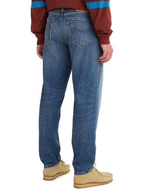 Levis 550 92 Relaxed Taper Fit Worn In Cotton Jeans Mens Thebay