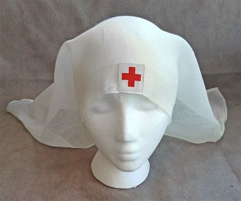 Nurse Veil 1918 Red Cross Nurse Red Cross Veiled Hats