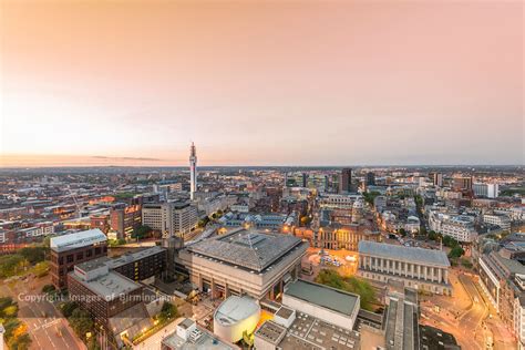 Images Of Birmingham Photo Library A Night View Of Birmingham City