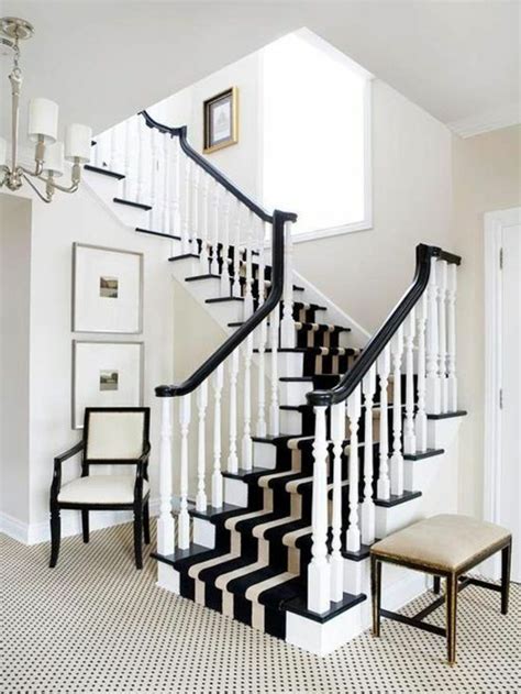 Top of stairs decor ideas. Fabulous staircase rugs bring color | Interior Design ...