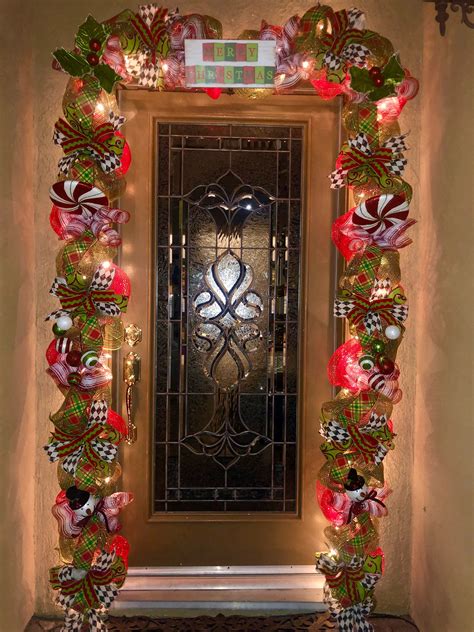 20 Front Door Christmas Lights Decoomo