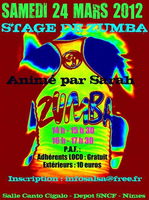 Rock Et Kizomba à Nîmes Avec Locodans Stage De Zumba Le 24032012 à Nîmes