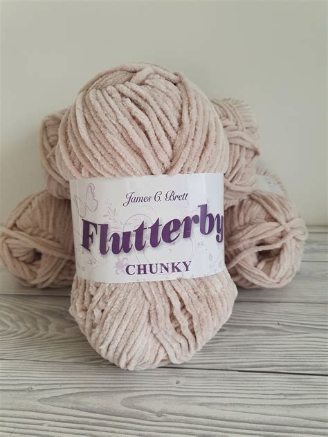 James C Brett Flutterby Chunky Yarn Wool Polyester B28 Etsy