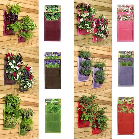 Burgon And Ball Verti Plant Vertical Wall Planters Pockets
