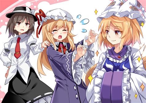 Yakumo Ran Usami Renko And Maribel Hearn Touhou Drawn By E O Danbooru