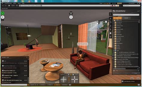 Screen Shot Of Second Life Viewer 220 Skinned With Starlight By