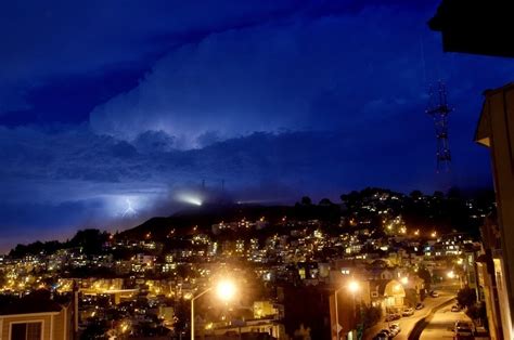 Amazing Photos Capture Rare Lightning Storm Over San Francisco