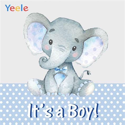 Maybe you would like to learn more about one of these? Yeele Blue Elephant Boy Prince Newborn Baby Shower ...