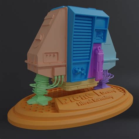 Silent Running Dewey Drone 1 3d Model 3d Printable Cgtrader