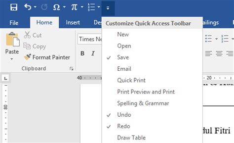Fungsi Quick Access Toolbar Pada Microsoft Word Unbrick Id Hot Sex