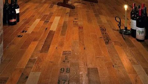 Wine Lovers Sustainable Flooring Solutions Recycled Wine Barrels