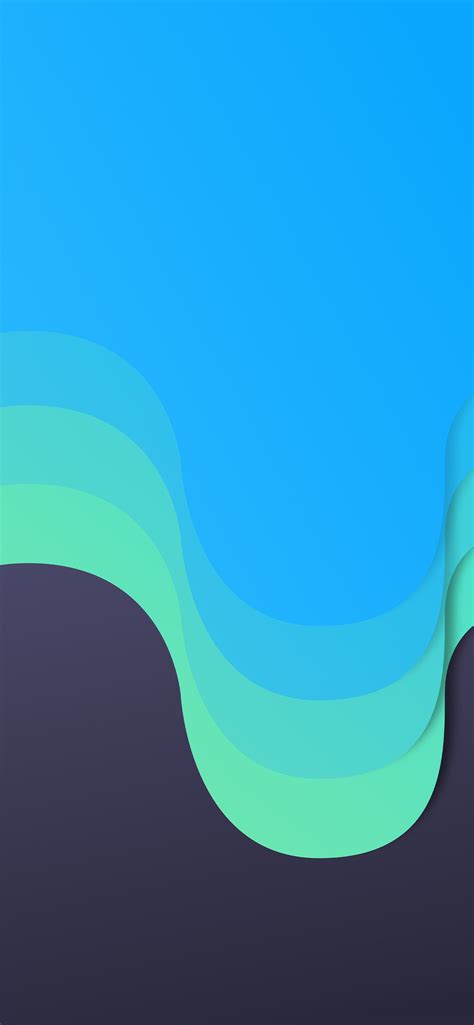 1242x2688 Material Design Flow Blue Green 8k Iphone Xs Max Hd 4k