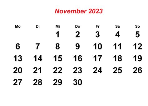 November 2023 Kalender Ausdrucken The Beste Kalender