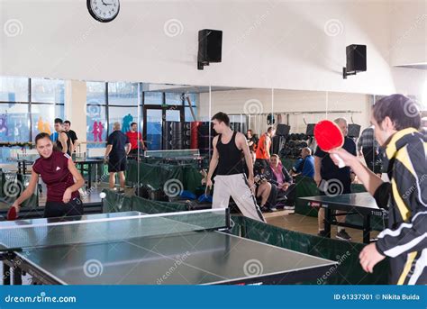 People Playing Ping Pong Editorial Photo Image Of Healthy 61337301