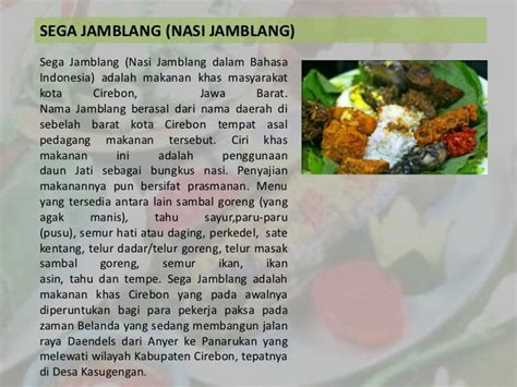 Contoh Teks Deskripsi Bahasa Jawa Tentang Makanan Tradisional - Contoh