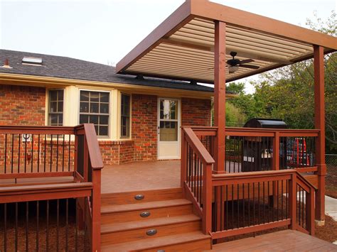 Wood Deck Plans And Ideas Simple Covered Deck Designs Ideas