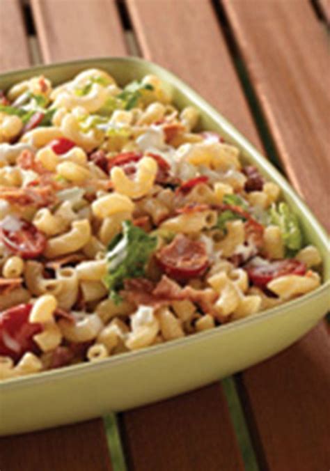 BLT Homestyle Macaroni Salad Recipe Kraft Recipes Salad Recipes