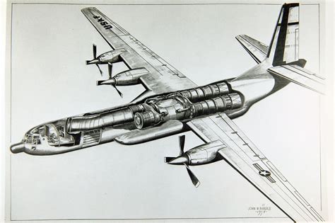 Feast Your Eyes On These Rare Aircraft Cutaway Drawings Gizmodo Australia