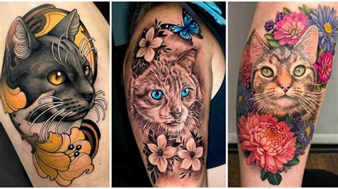 cute cat tattoo designs for cat lovers best cat tattoos women s tattoos 2024 youtube