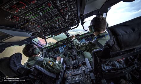The a400m can airlift in its large cargo bay most of the critical armed forces equipment that no longer fits in previous generation tactical airlifters, such as a heavy helicopter, an infantry fighting vehicle or a humanitarian excavator. RAF A400M Atlas cockpit in flight 1800 x 1083 : aviation
