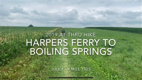 2019 at thru hike harpers ferry wv to boiling springs pa youtube