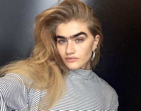 Meet The Stunning Model With A Bushy Unibrow Who Challenges Beauty