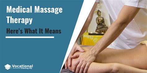 Medical Massage Therapy Heres What It Means In 2020
