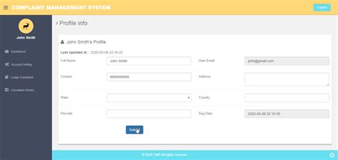 Er Diagram For Complaint Management System