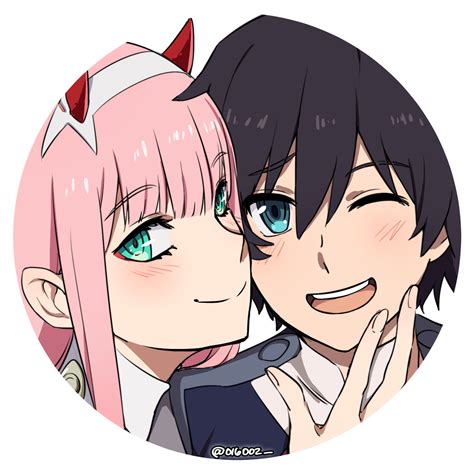 Insertado Darling In The Franxx Zero Two X Hiro Darling In The Franx