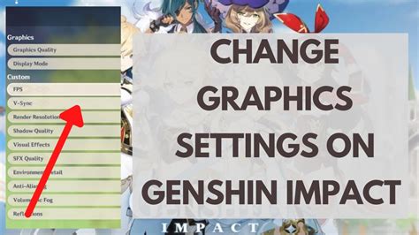 How To Change Graphic Settings On Genshin Impact Youtube