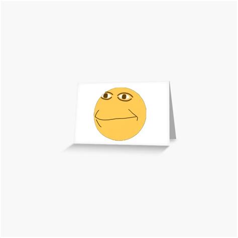 Discord Bruh Emoji Sticker Greeting Card For Sale By Bandig Redbubble