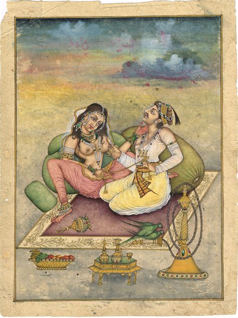 Old Indian Erotic Art Of Mughal Era Hand Made Mughal Etsy Australia