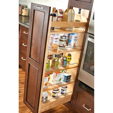 Install the pull out shelves. Kitchen Pantry Cabinet with Pull Out Shelves - Biscle.com