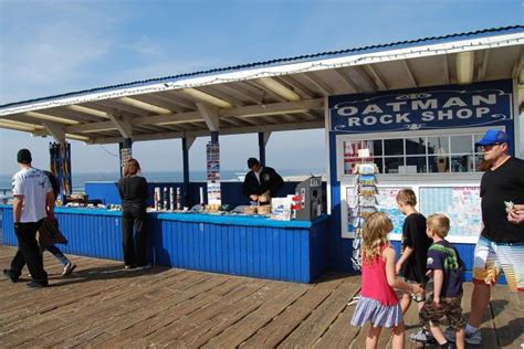 Guests traveling with new or existing direct bookings for stays at wyndham santa monica at the pier through june 30, 2020 will have their cancellation or change penalties waived up to 24 hours prior to arrival. Oatman Rock Shop on the Santa Monica Pier - Pacific Park ...