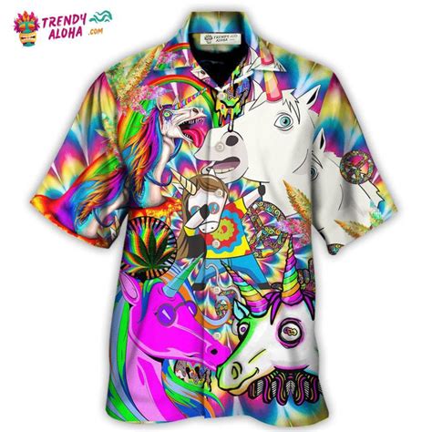 Hippie Unicorn Dream For Wonderland Hawaiian Shirt Trendy Aloha