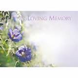 In Loving Memory Cards For Flowers Pictures