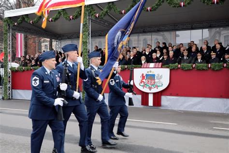 Mich Guard Affirms Partnership At Latvia Independence Day Parade