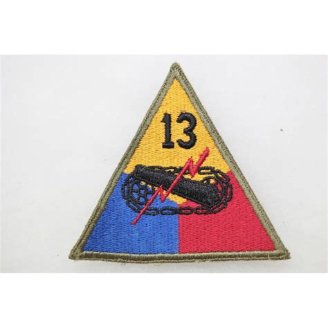 13th Armored Division Green Back 1943