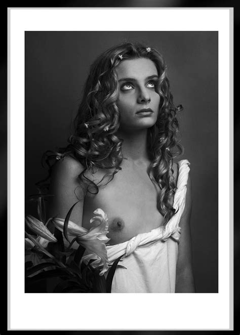 Ian Sanderson Ruth Signed Limited Edition Nude Print Black White