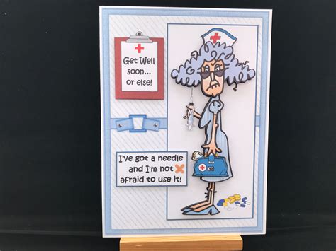 Funny Humour Get Well Card Men Male Women Female Unisex Friend Get Well