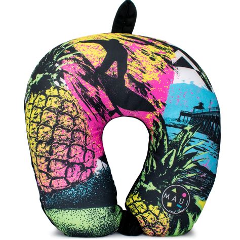 Extra Soft Microbeads Neck Pillow Supportive Comfort Surfer Style