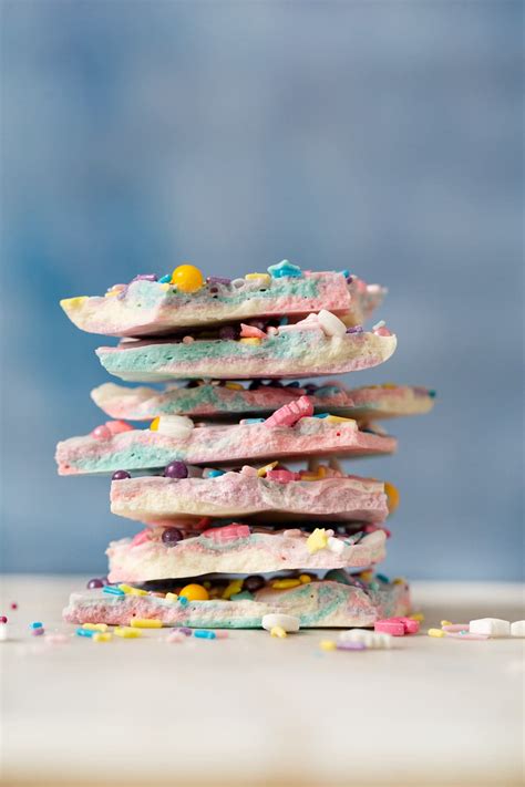 Fudge cakes with jasmine tea whipped cream Easy Unicorn Bark Recipe (w/Unicorn Sprinkles!)- Dinner ...