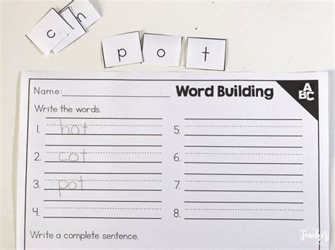 Word Building Is A Great Activity To Use During Guided Reading Rti Or