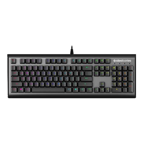 Keyboard คีย์บอร์ด Steelseries Apex M650 Gray Blue Switch Th Lg