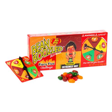 Apply a new look to your next launcher. Jelly Belly Bean Boozled Fiery Five Spinner Gift Box ...