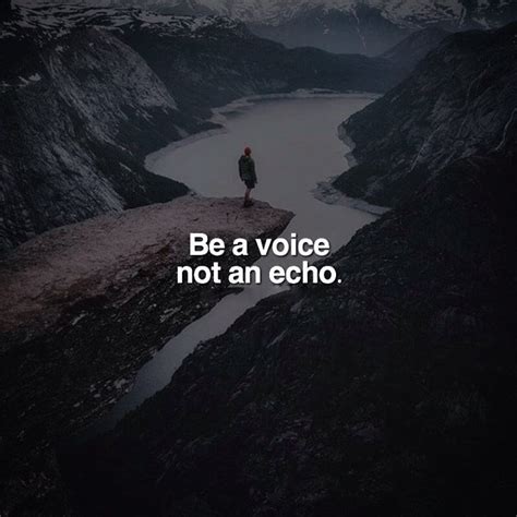 Be A Voice Not An Echo Doctor Asky
