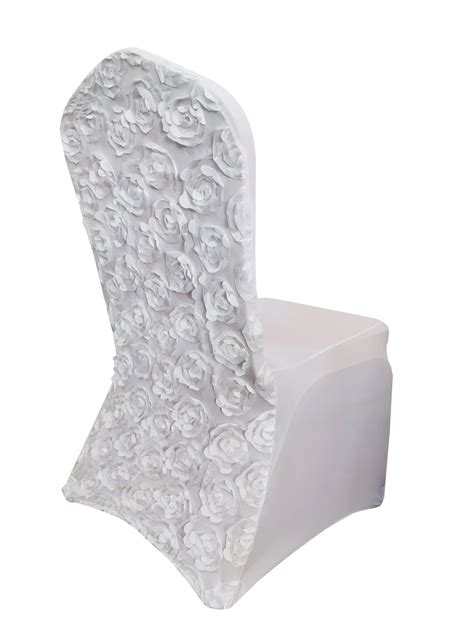 1,298 results for white banquet chair cover. White Rosette Chair Cover - Elegant Event Essentials